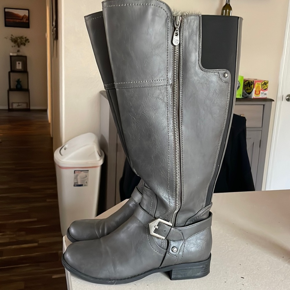 Guess riding boots wide calf